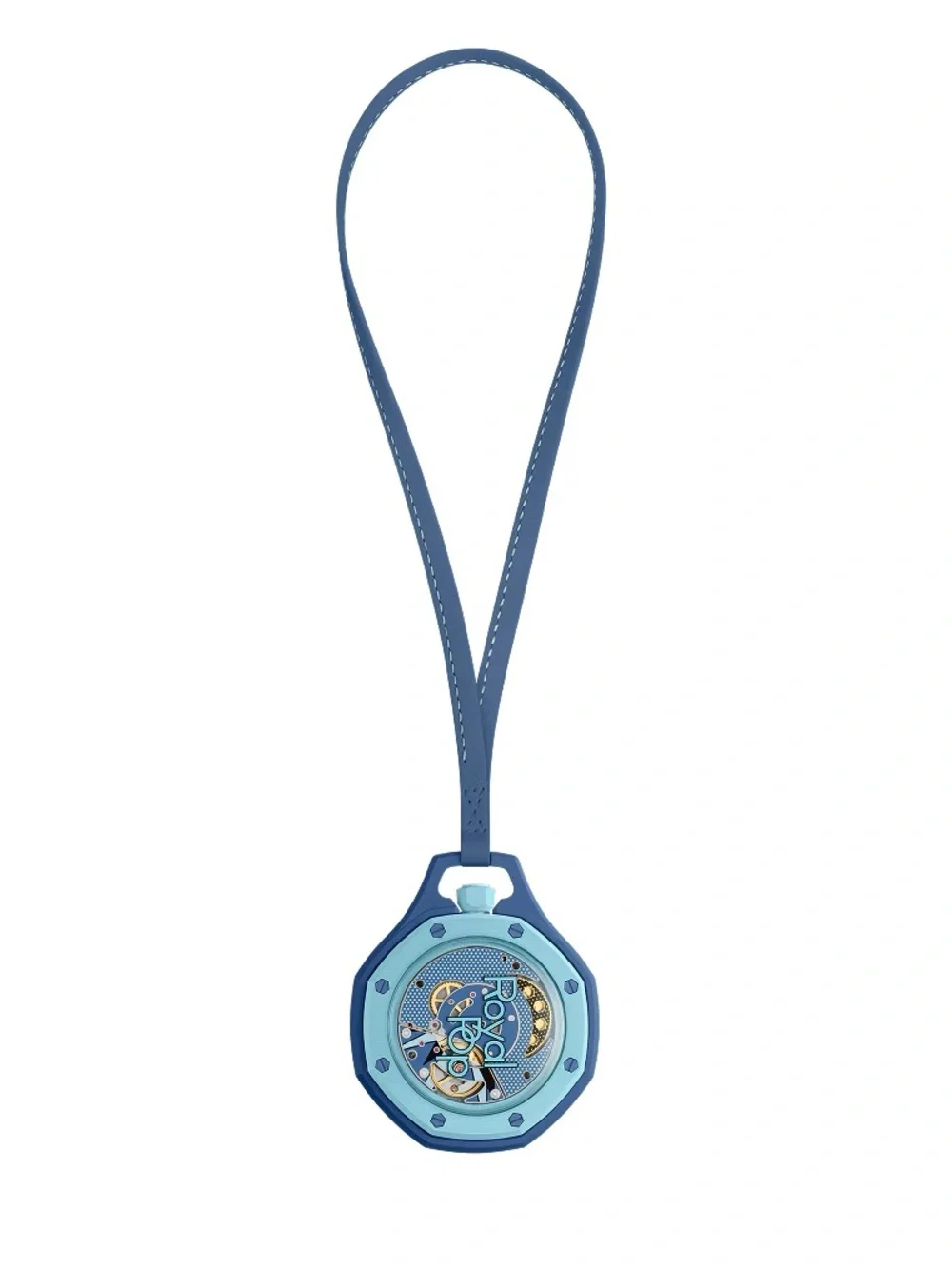 Audemars Piguet x Swatch Royal Pop blue Pendant Watch LAN BA AP